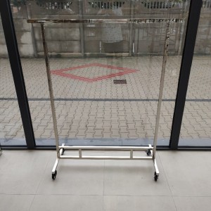 Stojak regulowany na kółkach RT-119 srebrny 