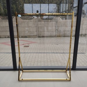 Metal rack gold 160cm