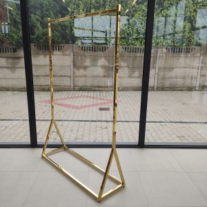 Metal rack gold Z4 170cm