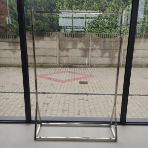 Metal rack silver S4 180cm 