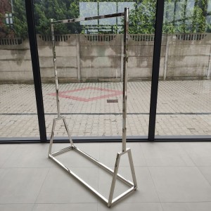 Metal rack silver S3 150cm 