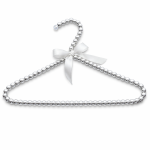Srebrny wieszak dziecięce z perełkami - 50szt 