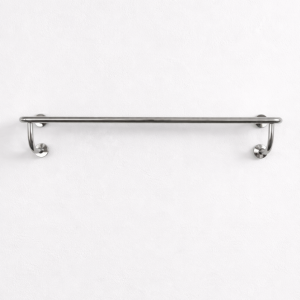 Srebrny drążek do ściany 120cm