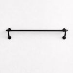 Czarny drążek do ściany 120cm 