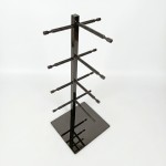 Display stand for glasses shiny graphite 4 pairs 