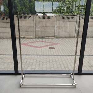 Metal stand silver 150cm