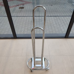 Hanger storage rack, double